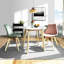 Singh Round Solid Wood Base Dining Table
