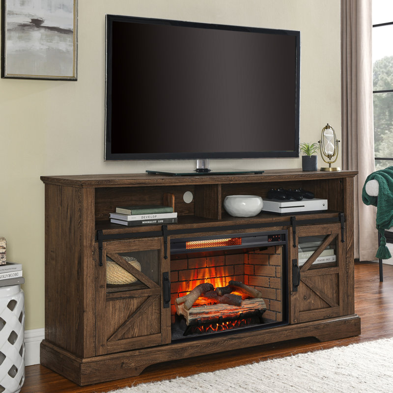 Foyer électrique 60 po - flamme réglable, 70 po pour téléviseur, protection contre la surchauffe, évent 60 po, options multicolores, 400 pi² Pi. Capacité de chauffage / ul