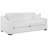 Upholstered 89.5 " Polyester Blend Sofa