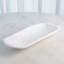Faux Timber Rectangular Bowl-Matte White