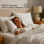 Opulent Home Ultra Soft Striped Pillow – Breathable Microfibre Cover Bed Pillows | Soft Medium (Back Sleepers) & Medium Firm (Side Sleepers) | Packs of 1, 2 & 4-902477771-902477769