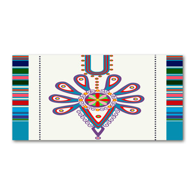 Polish Folk Pattern - Wrapped Canvas Print