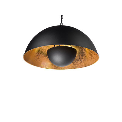 Monson 1 - Light Black Dome Pendant