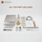 Herathena 3 Functions Temperature Based LED Light Shower System with 6 Body Jets and Rough-in Valve-69991494