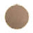 Round Wall Mirror With Decorative Leaf Crest And Lightweight MDF