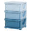 Tour de rangement pour commode à 3 niveaux avec tiroirs et coffre à jouets pour chambre d'enfant-289432738