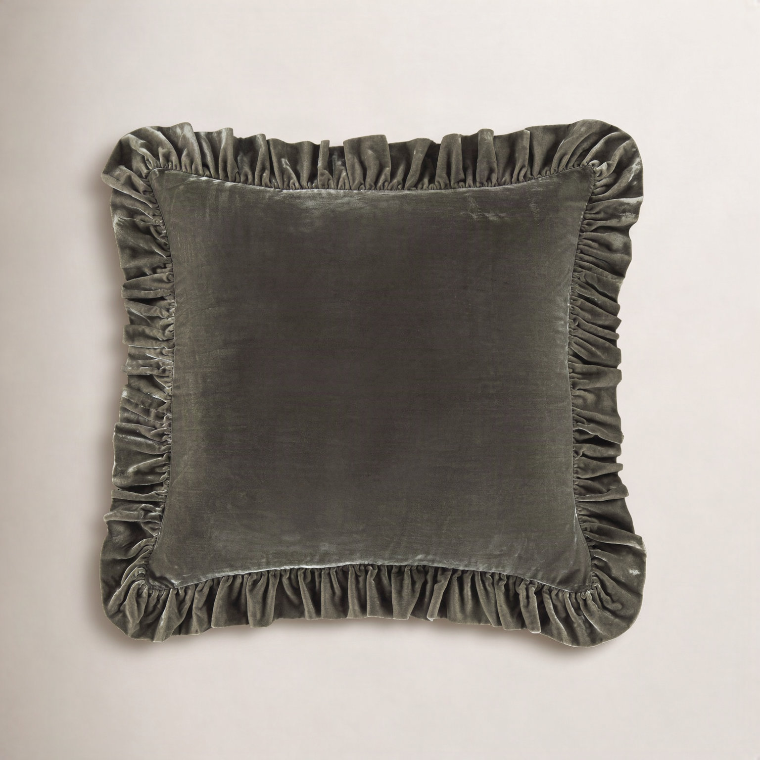 Stella Velvet Shams, Fern Green