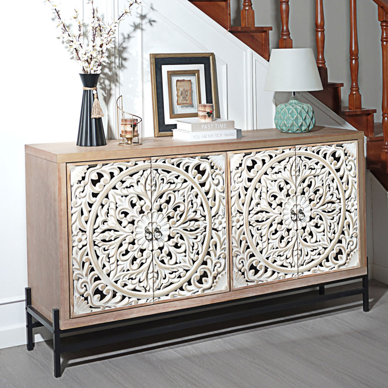 Armoire 4 portes en bois