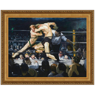 Stag at Sharkey’s, 1909 Framed Print on Canvas