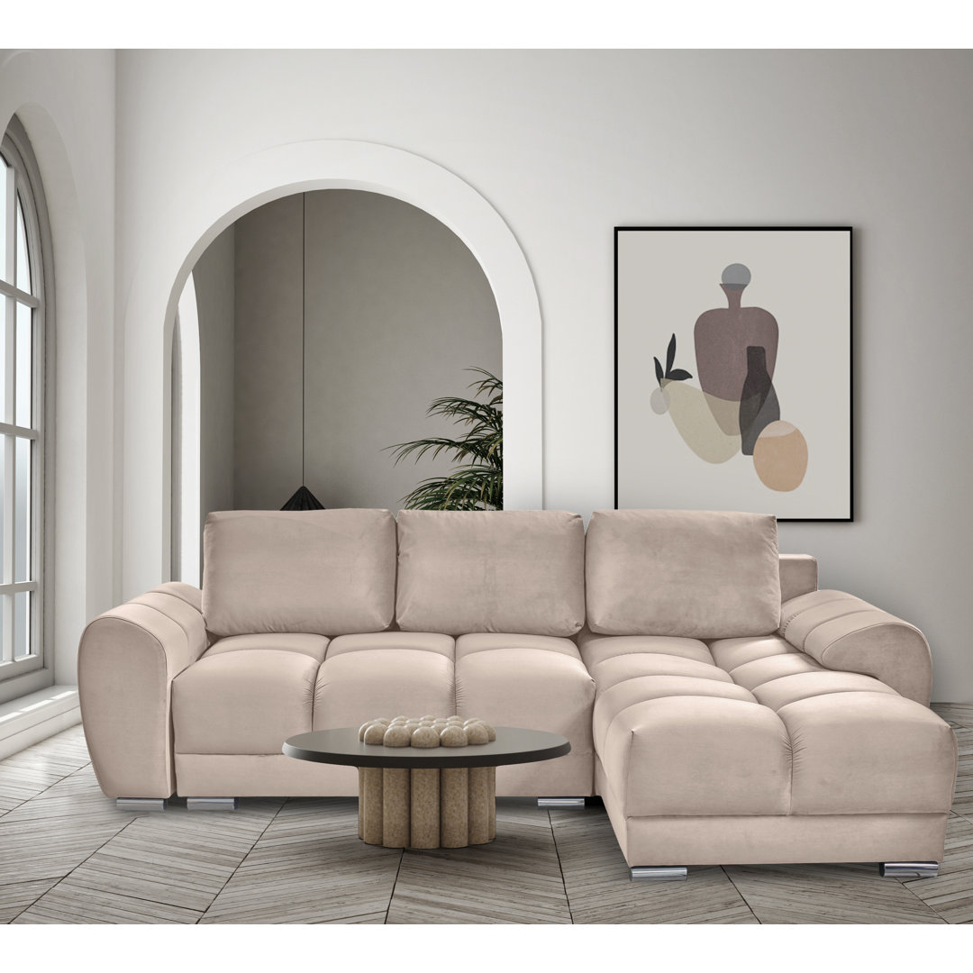 Ecksofa Lolarose mit Bettfunktion