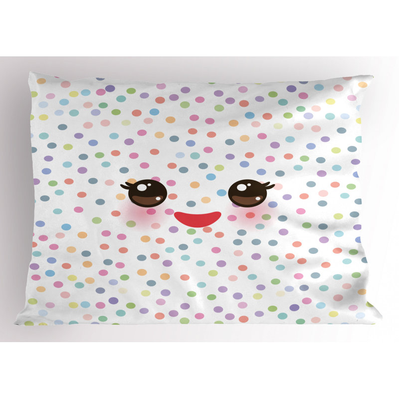 Dots Polyester Sham Set, Twin
