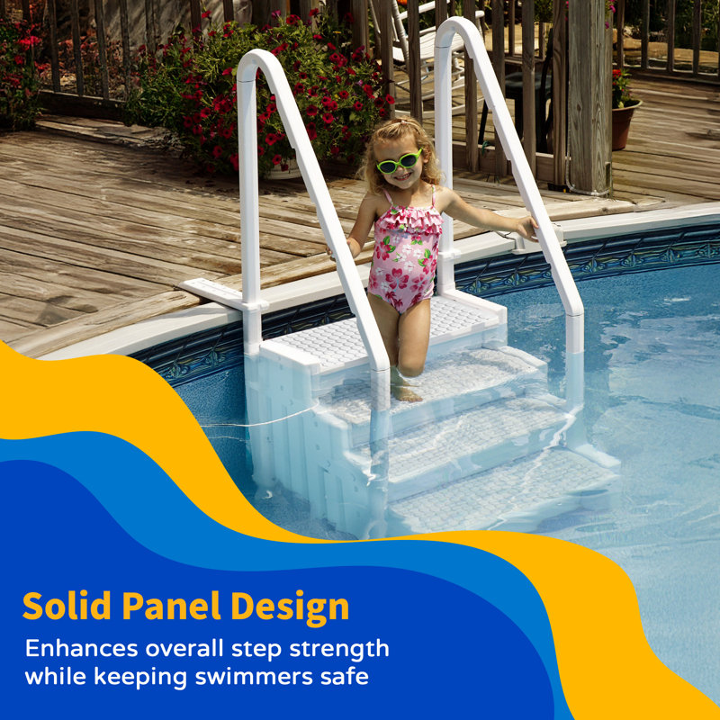 Blue Wave Products Easy Pool Step for Above Ground Pools & Reviews ...