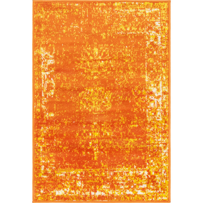 Floral Area Rug, Rectangle 66 x 91cm