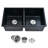 32'' L Double Bowl Quartz Kitchen Sink