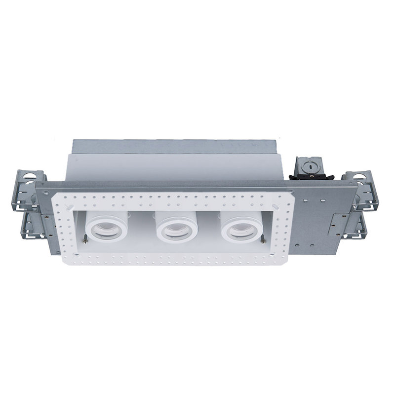 Ensemble d'éclairage encastré multi-projecteurs à DEL Silo X20, 10W, Blanc et blanc, 4 000 K