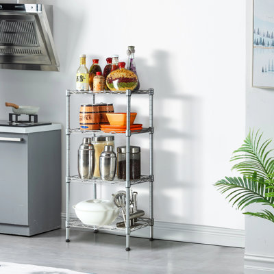 Joyal 13.8'' W Metal Shelving Unit