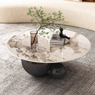 Table basse ronde de style italien