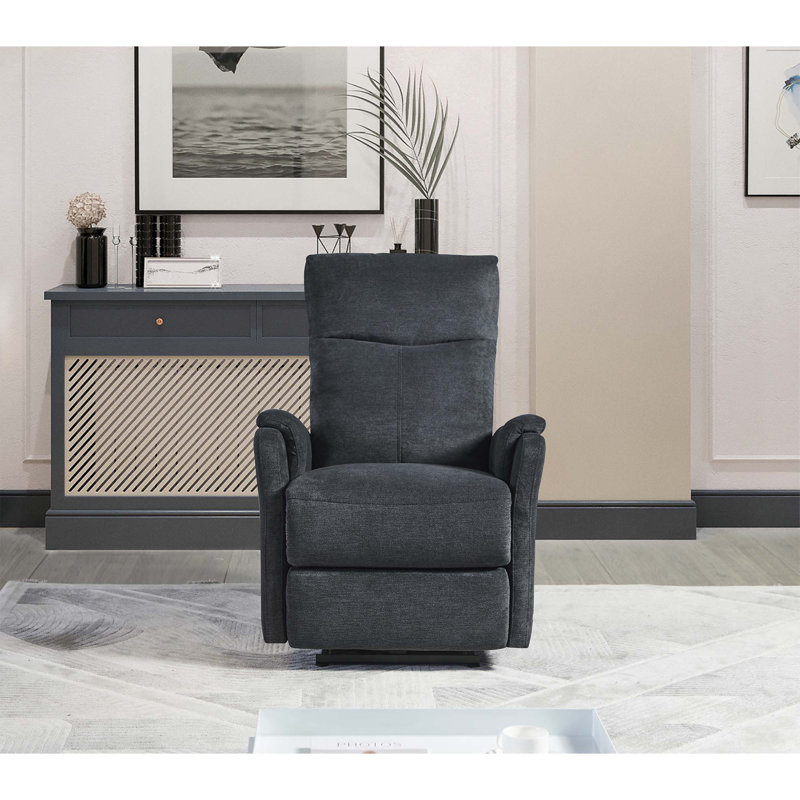 Power Recliner Chair With USB Charge Port,Recliner Single Chair, Dark Gray