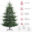 Arbre de Noël artificiel 7,5 pi, arbre de Noël articulé en pin avec 1218 branches réalistes, base en acier, ouverture automatique-484506826