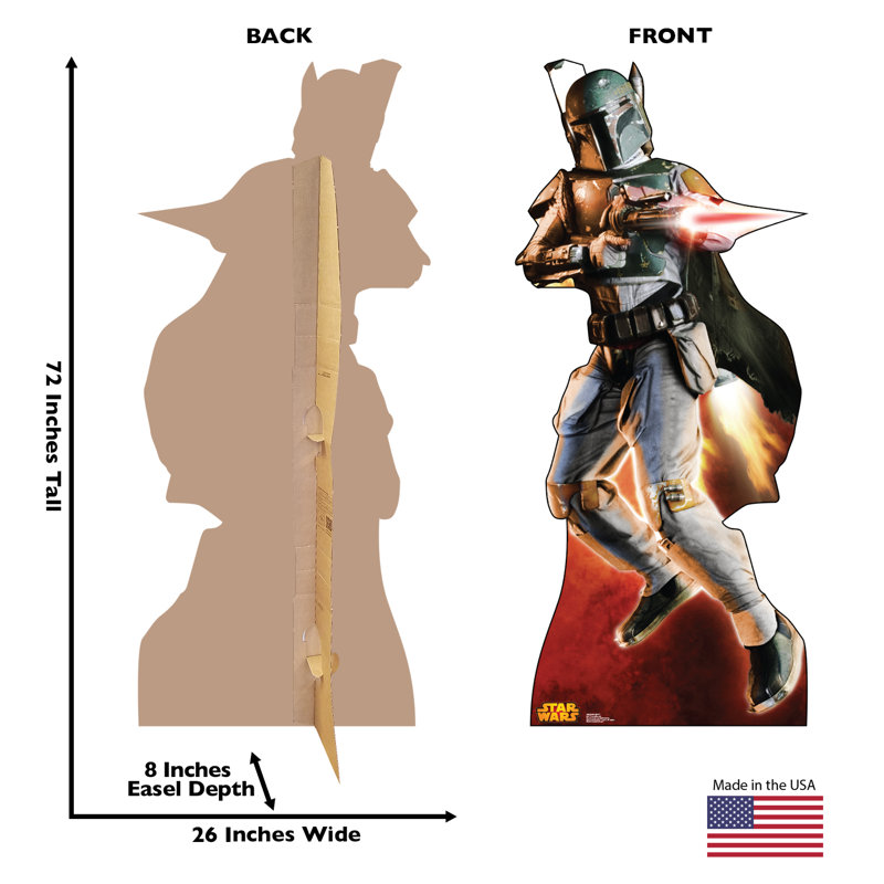 Star Wars Boba Fett 75'' Cardboard Standup
