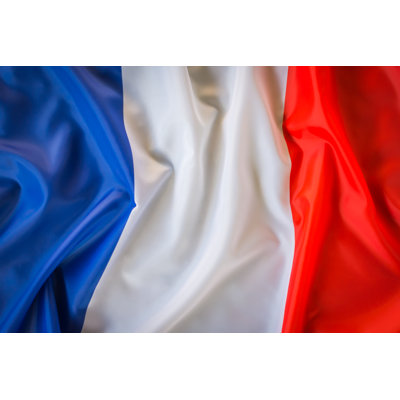 French Flag - Wrapped Canvas Print