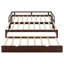 Lit de jour extensible en bois avec lit gigogne