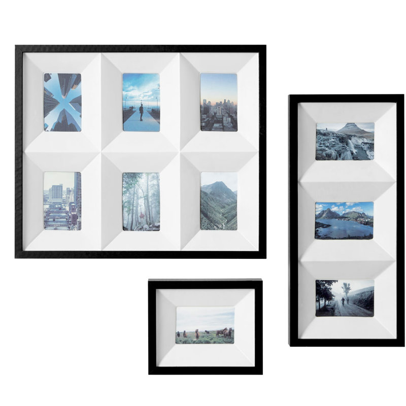 Allegan Black and White Digital Picture Frame
