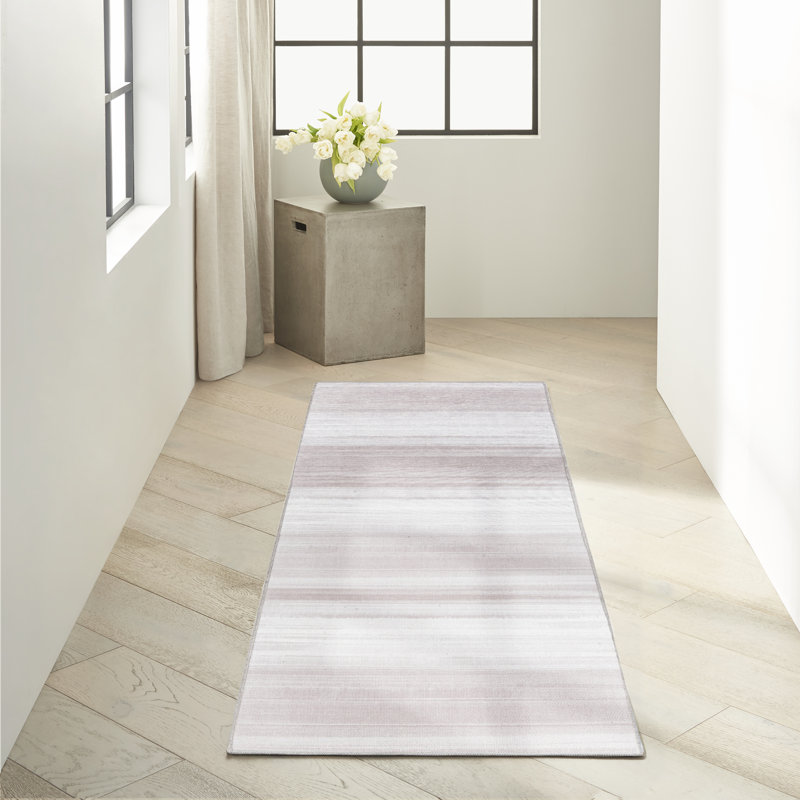 Flatweave Ivory Rug, Runner 66 x 229cm
