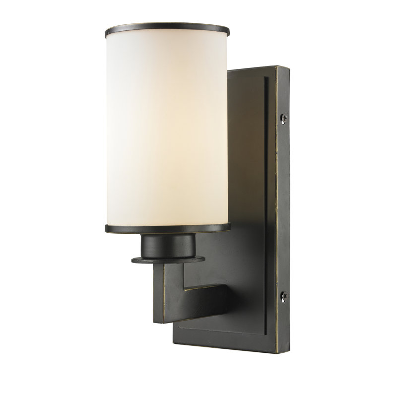 Attah Dimmable Bath Sconce, Olde Bronze