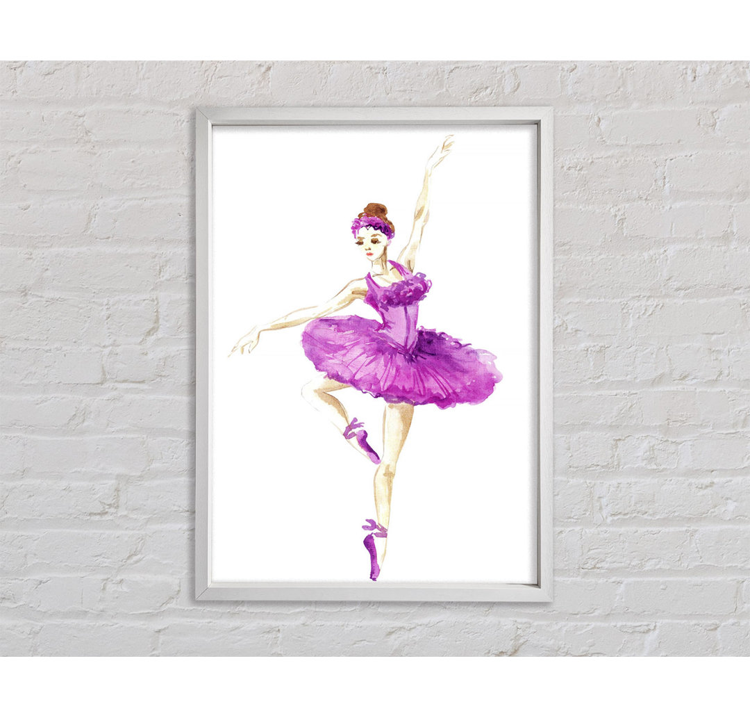 Lila Ballerina 4 - Druck