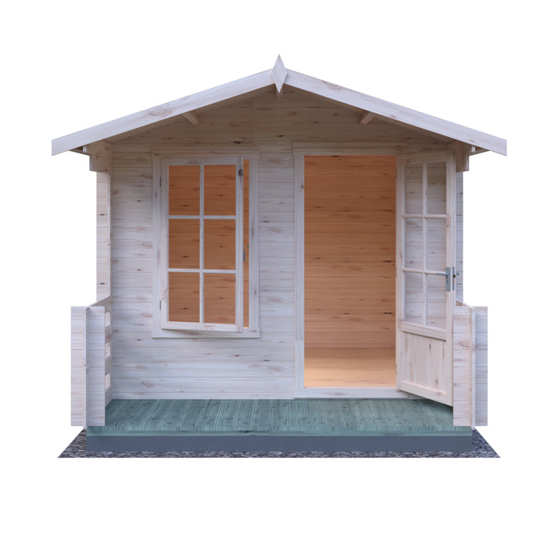 Pinsca 9 x 12 Ft. Tongue & Groove Log Cabin, Yes
