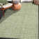 Oksen Hand Woven Wool Green Area Rug