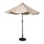 Parasol solaire octogonal à DEL de 9 pi avec fonction de levage et d'inclinaison Skyelar-607538600