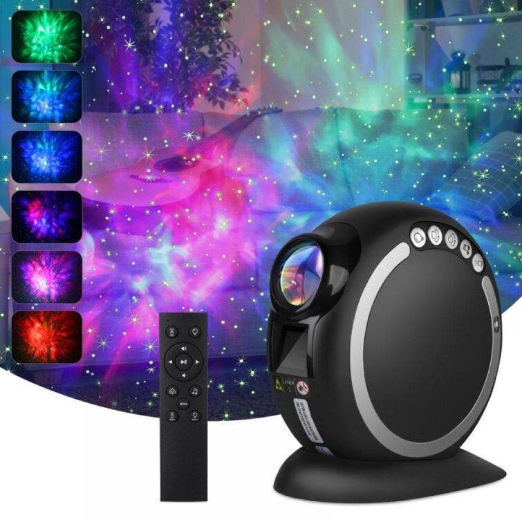 Norbi Star Projector Galaxy Projector With LED Nebula Cloud Star Light  Projector With Remote Control For Bedroom & Reviews