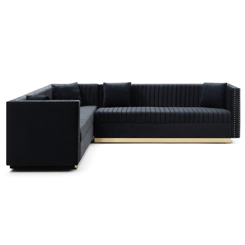 Canapé modulaire Contemporary, Noir