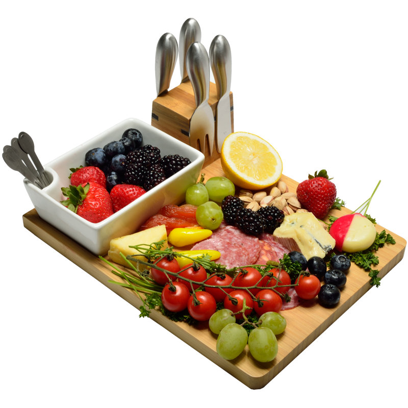 Ensemble de planche à fromage 10 pièces monogramme Carbonell, K
