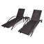 Chaise longue simple 80 "avec coussins et table Viveiros-1871870230