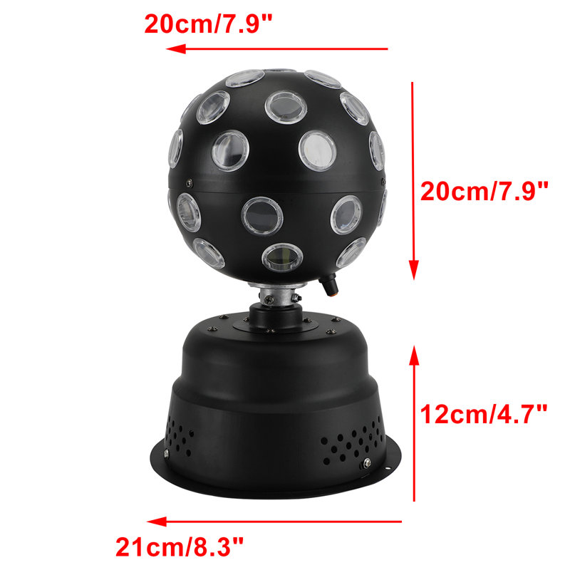 Boule disco à DEL avec lumières disco