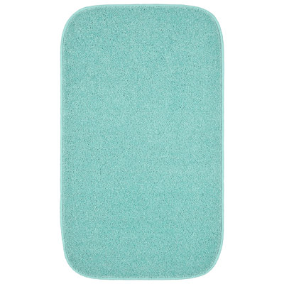 Monarrez Nylon Bath Rug with Non-Slip Backing