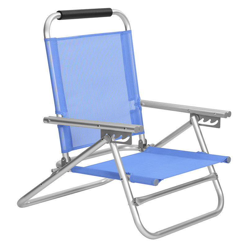 Chaquille Folding Beach Chair, Blue