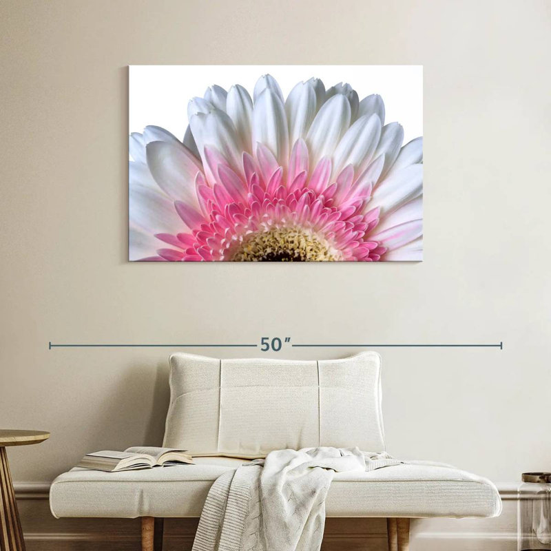 Pétales de fleurs roses Harnek, H 26 po x l 39 po