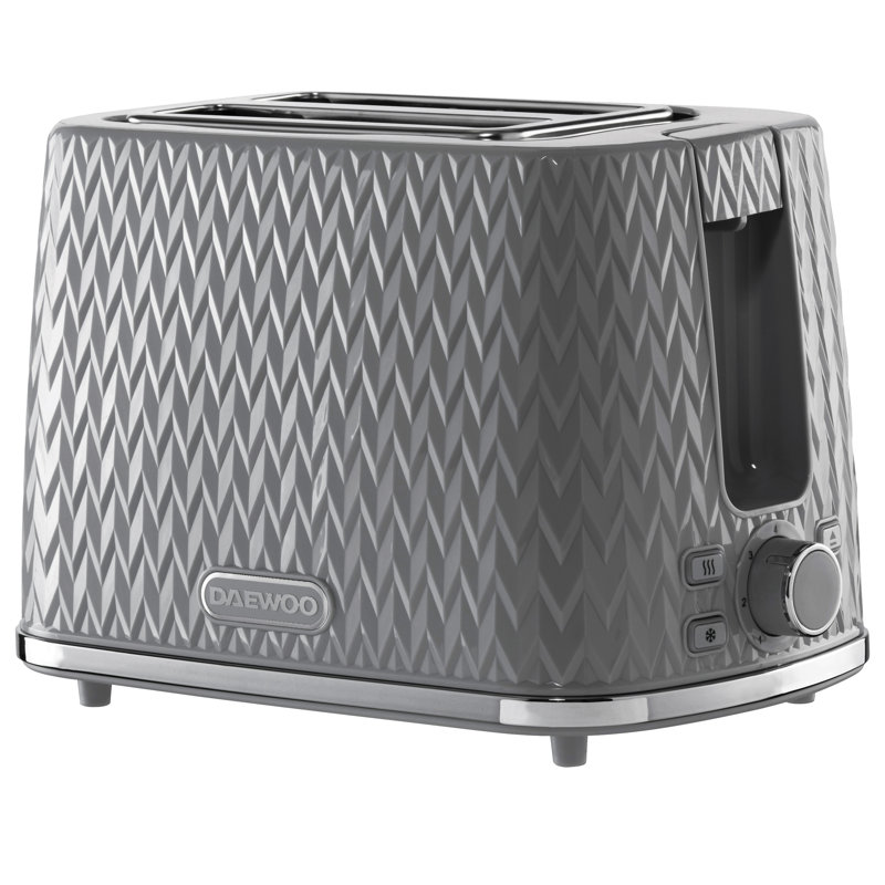 2 Slice Toaster, Grey