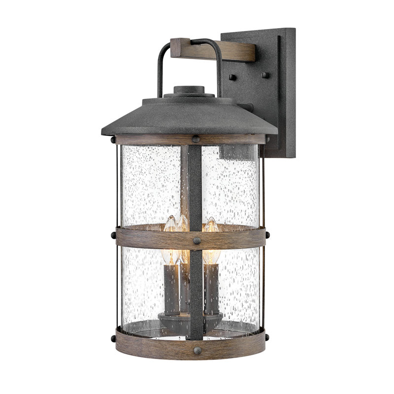 Lakehouse 3-Light Aluminum Outdoor Wall Mount Lantern