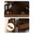Contemporary Solid Wood Bedroom Vanity Table Durable Sintered Stone Countertop