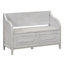 Banc de rangement rembourré, banc d'entrée-274918203
