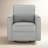 Weston Genuine Leather Swivel Accent Chair-117357147