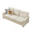 82-Inch Modern 3-Seater Sofa With Compressed Snowfleece Fabric For Living Room, Bedroom, And Office Use.-29299059