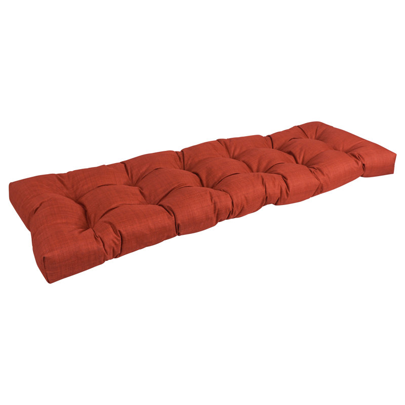 Outdoor 5'' Bench Seat Cushion, 55" W x 19" D, Cinnamon