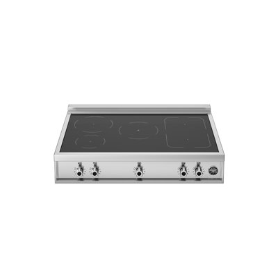 Professional Series 36"" 5 Induction Zones Rangetop Stainless Steel -  Bertazzoni, PROF365IRTXT