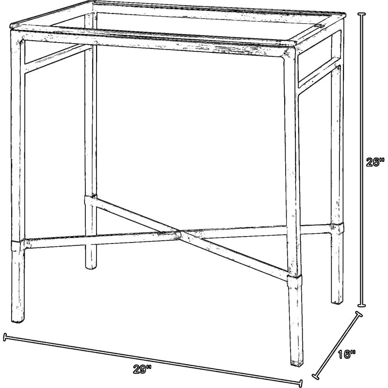 Table de bout en or antique avec plateau en verre trempé, table d'appoint pour le salon, la chambre à coucher et le coin-détente